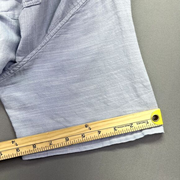 Weatherproof Button Up Shirt Men's XXL Blue White Color Blend 100% Cotton - Picture 10 of 15